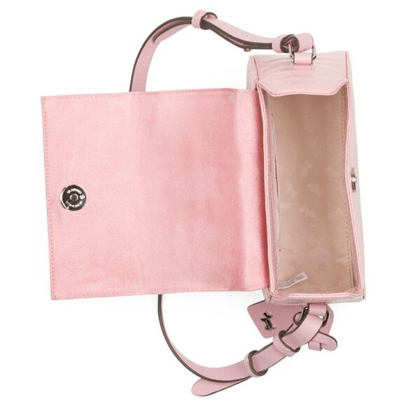 NEW Radley London Rope Walk Croc Embossed Leather Pink Crossbody Handbag $268 - Picture 5 of 11